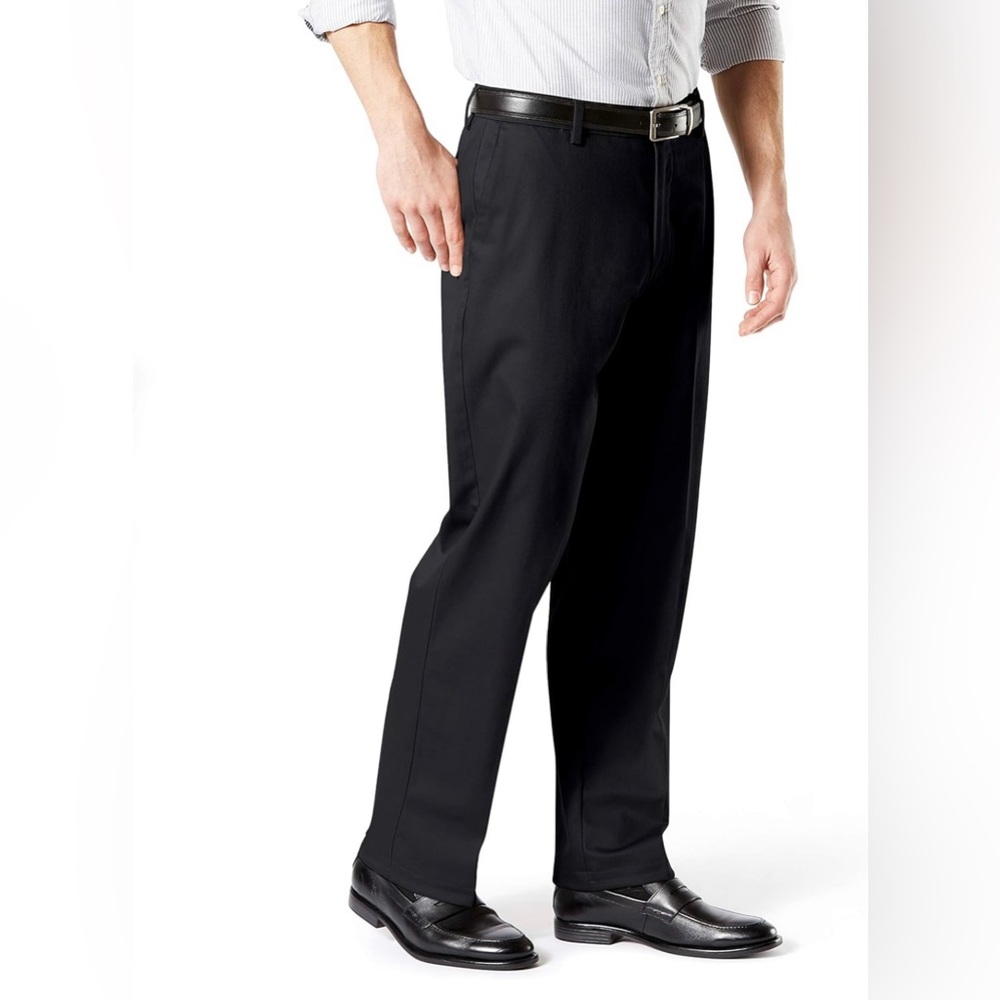 NWT Dockers Men's Classic Fit Signature Khaki Lux Cotton Pants Size 36x32 - Picture 2 of 8